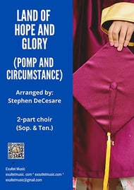 Land Of Hope And Glory Two-Part Mixed choral sheet music cover Thumbnail